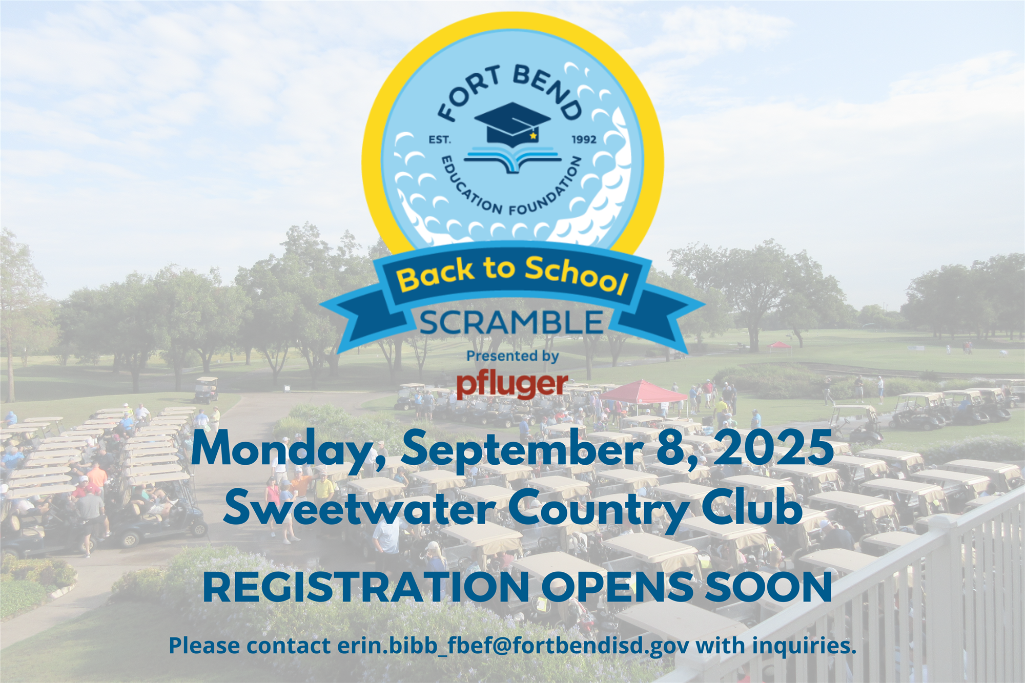 Back to School Scramble Save the Date - Monday, September 8